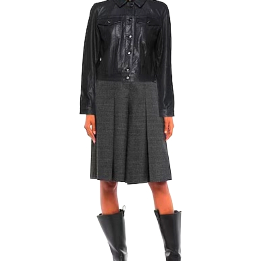 BE EDGY Woman's coated denim jacket